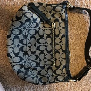Authentic coach hobo bag
